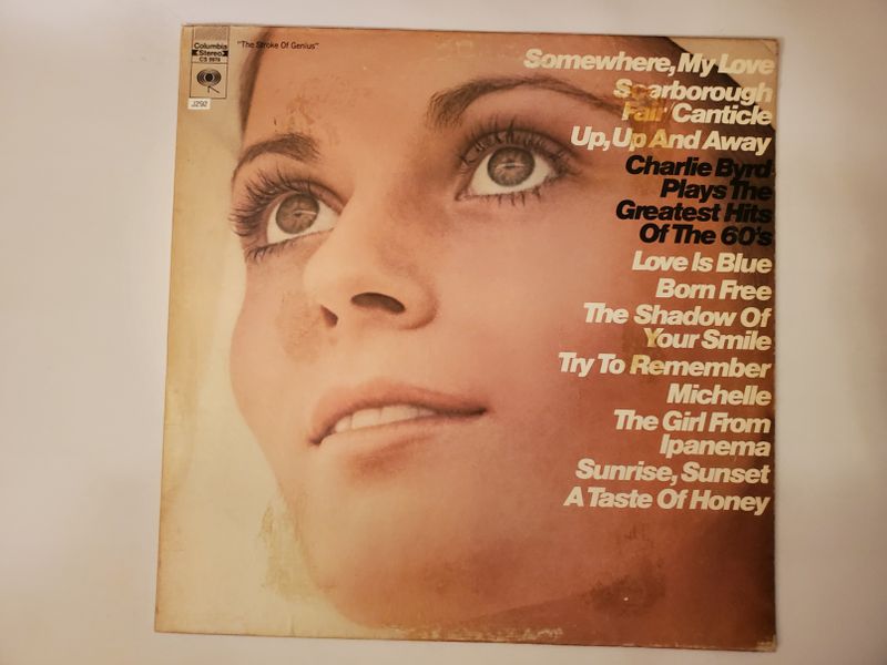 Charlie Byrd Charlie Byrd Plays The Greatest Hits Of The 60's vinyl record